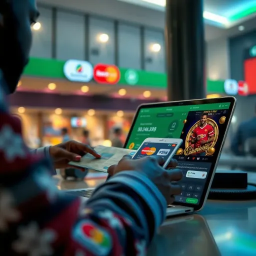 Secure Payment Options for Aviator APK Users in Nigeria Illustration of secure online transaction with local Nigerian payment methods