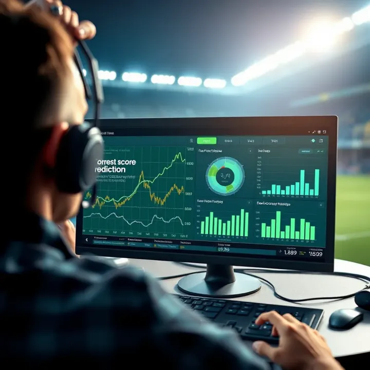 Interface displaying expert insights and detailed data analysis on football match predictions