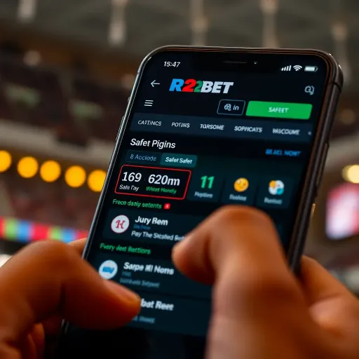 Safe and Secure R2Bet Mobile Betting for Nigerian Users Secure mobile betting on R2Bet platform showing safety icons and betting options